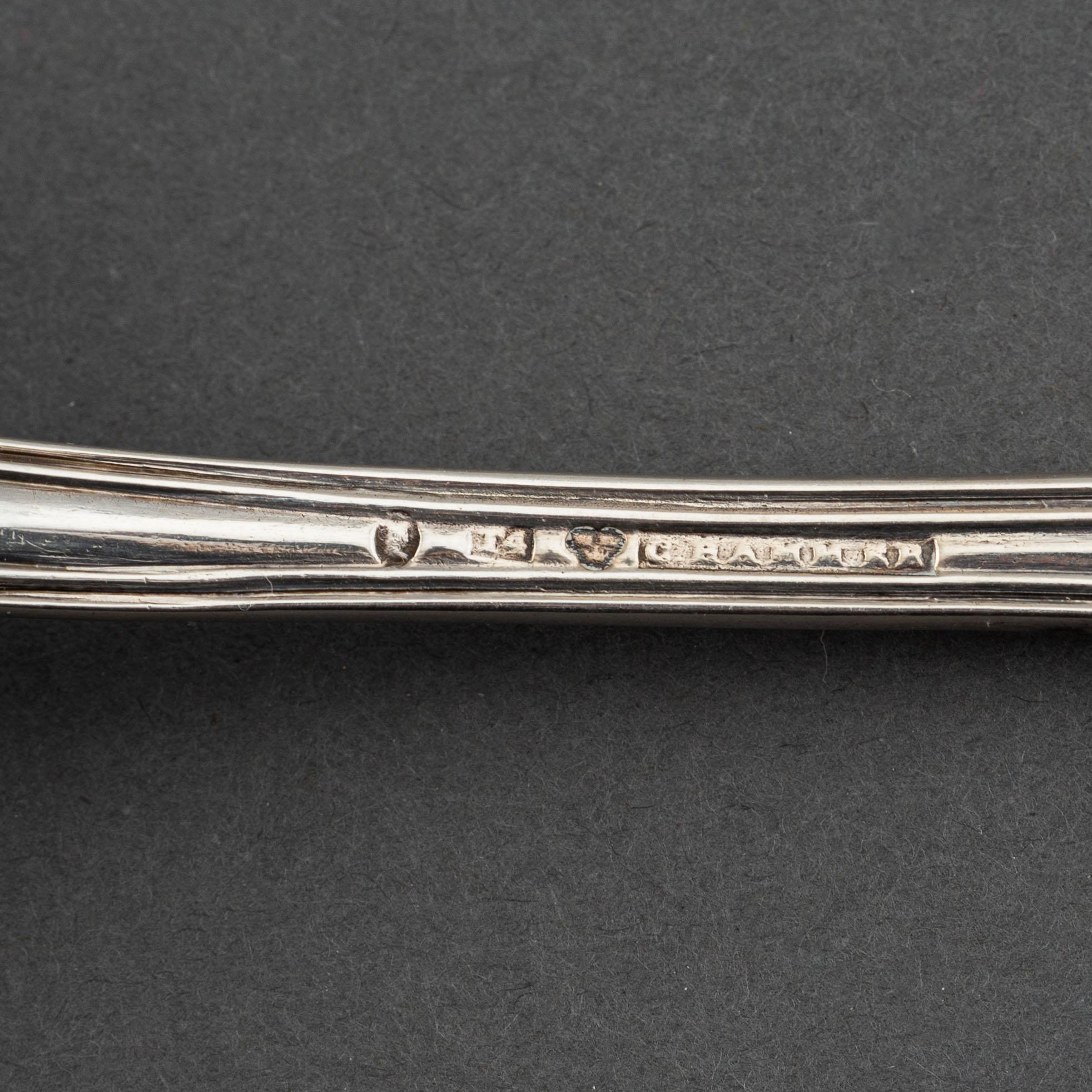 Christina Hammer, ströskedar, ett par, Stockholm 1849.