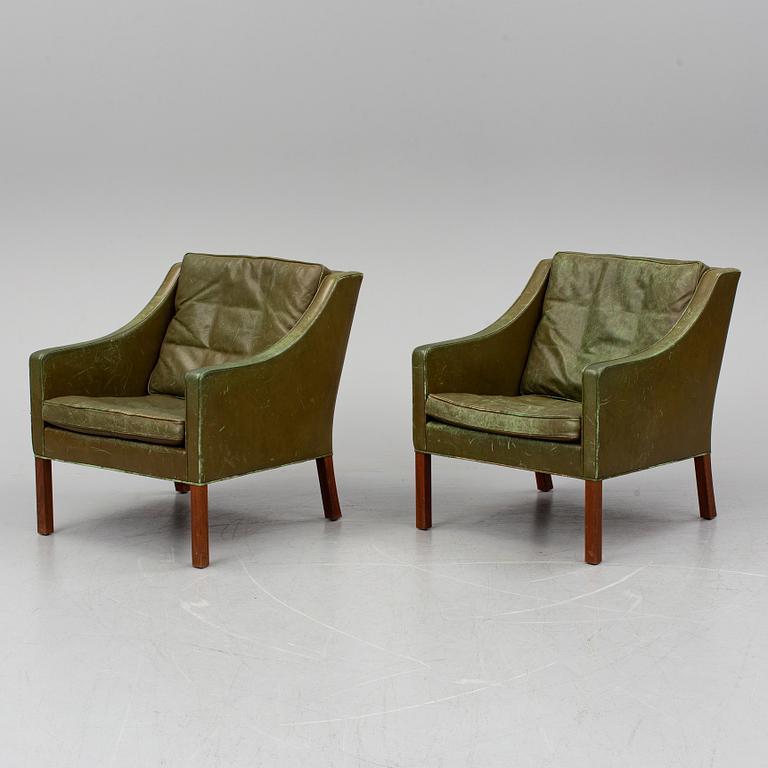 BØRGE MOGENSEN, fåtöljer, ett par, modell 2209, Danmark.