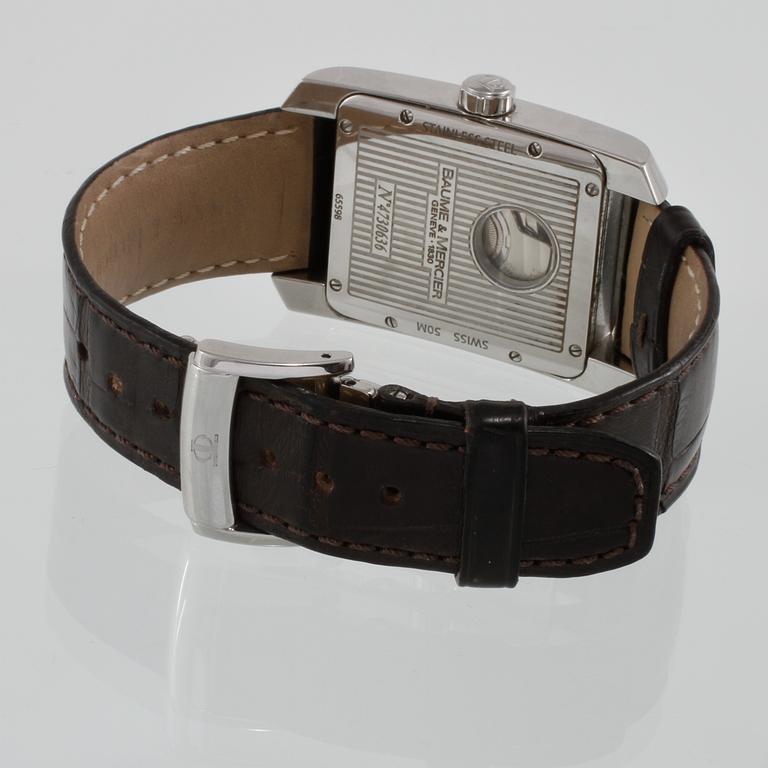 ARMBANDSUR, stål, Baume & Mercier, "Hampton Milleis XL". 2000-tal.