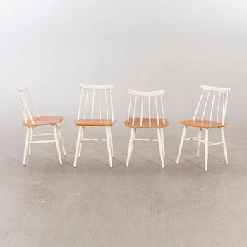 Chairs 7 pieces, "Fanett", Ilmari Tapiovaara, Edsbyverken, 1900-talets andra hälft.