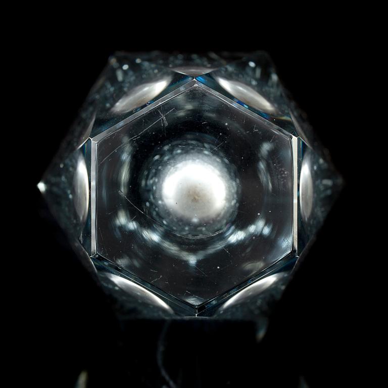 ASTA STRÖMBERG, vas, glas, "Diamant", Strömbergshyttan, 1960-tal.