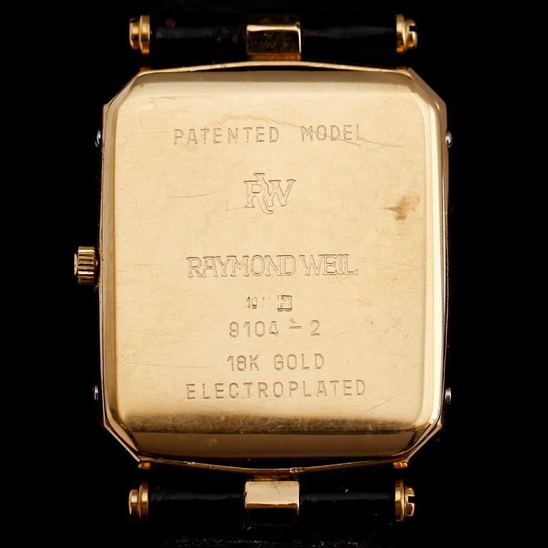 ARMBANDSUR, doublé, Raymond Weil, Geneve, Quartz, 1980-tal.