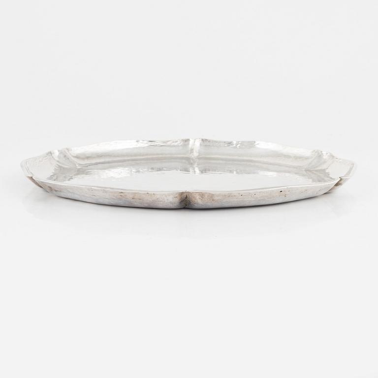 Bricka, sterlingsilver, Peru, 1950-tal.