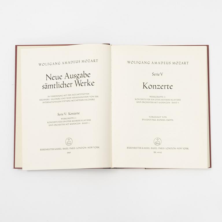 Böcker 81 volymer. Wolfgang Amadeus Mozart. "Neue Ausgabe sämtlicher Werke", (more published).