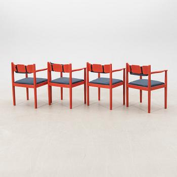 Armchairs, 4 pcs, second half of the 20th century, Boman Oy Finland.