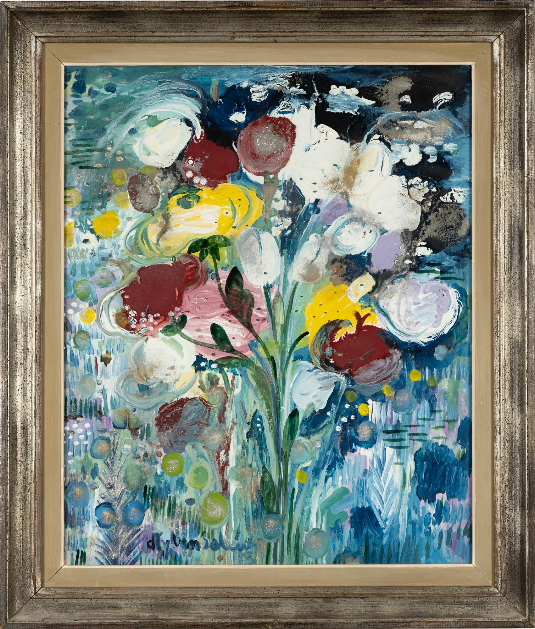 Aly Ben Salem, olja på pannå, signerad.