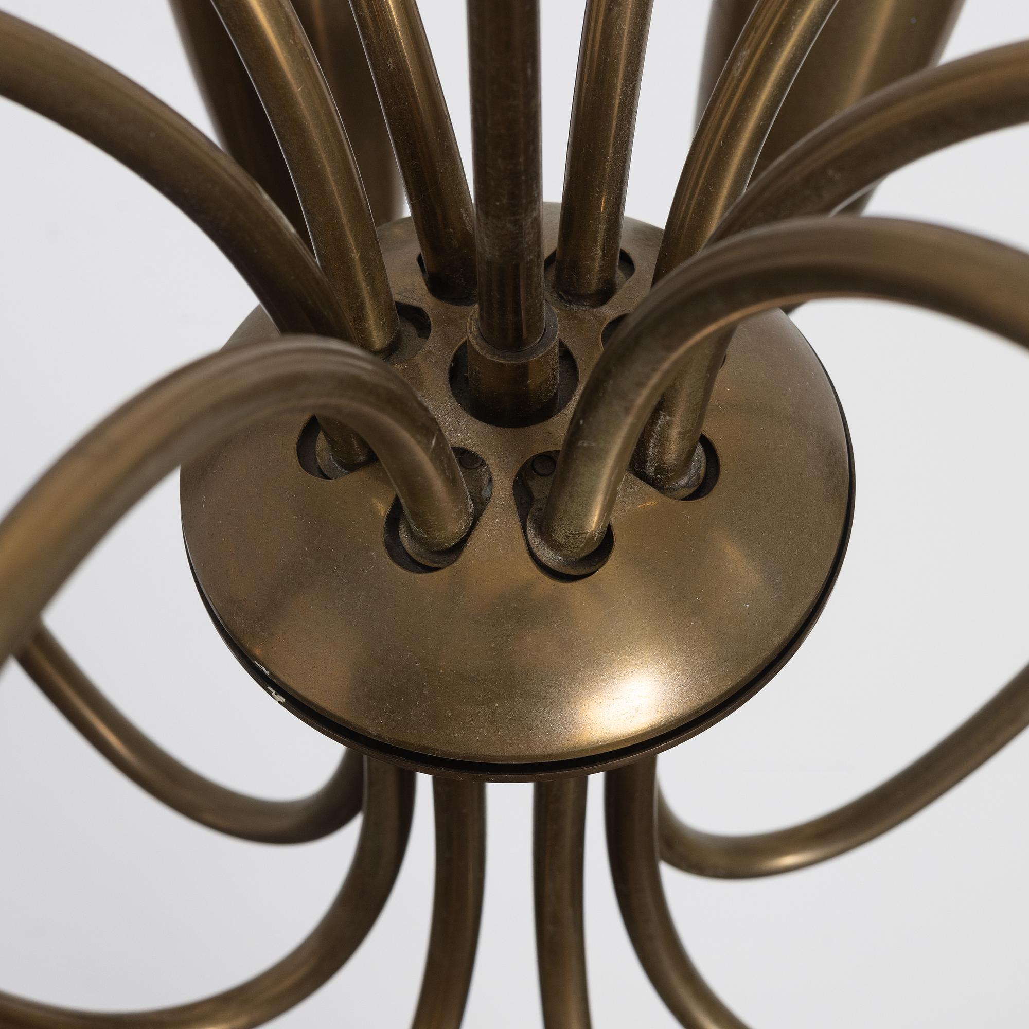 Harald Notini eller Uno Westerberg, a ceiling lamp model "12105", Arvid Böhlmarks Lampfabrik, Stockholm, 1950's.