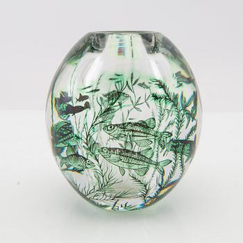 Edward Hald, vas graal signerad Orrefors 1948.