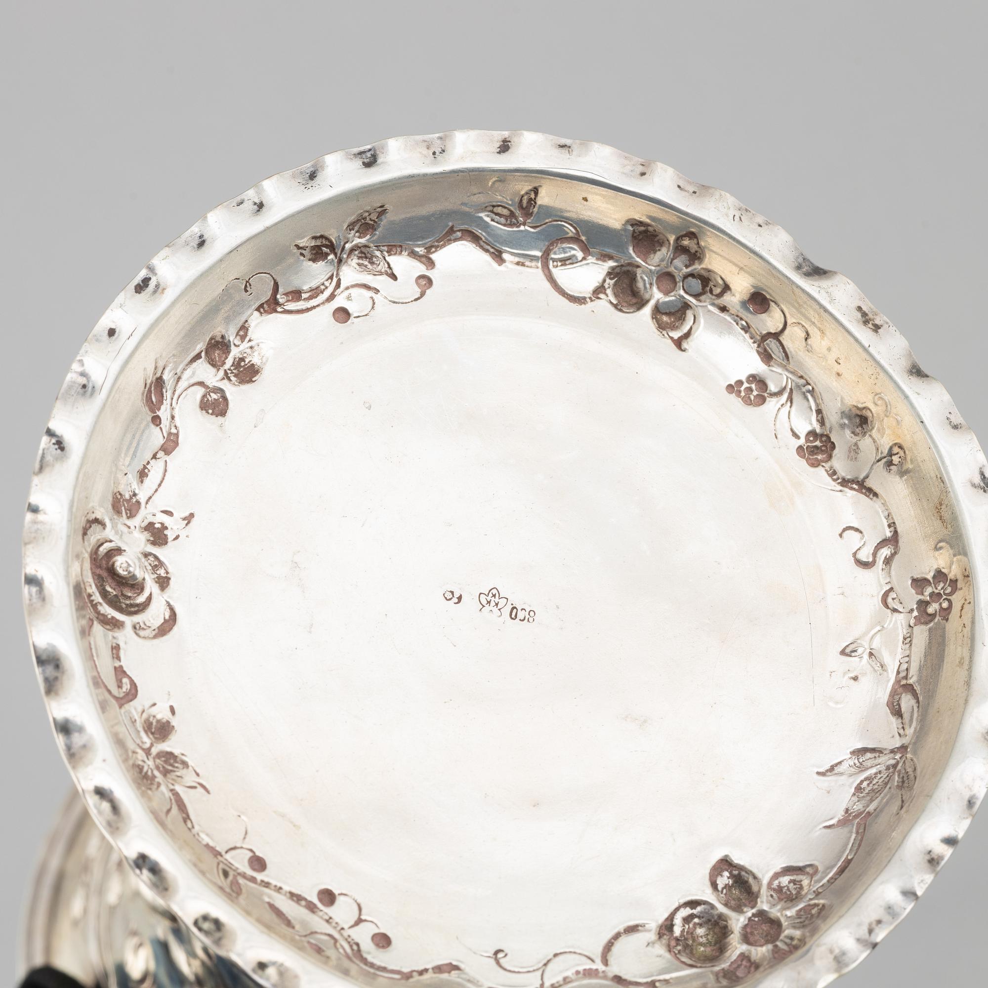Cup, low-grade silver, Germany circa 1900.
