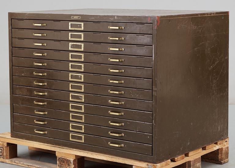 DOKUMENTSKÅP/HURTS, plåt, 1900-talets första hälft.