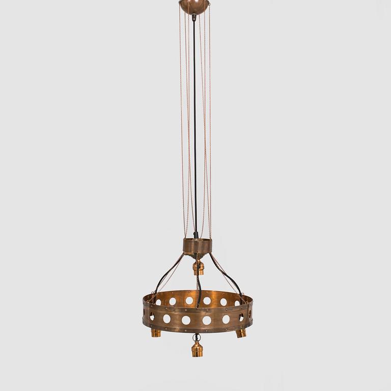 Frame for ceiling lamp, Konstsmideri Allan Helenius Ab, early 20th century.