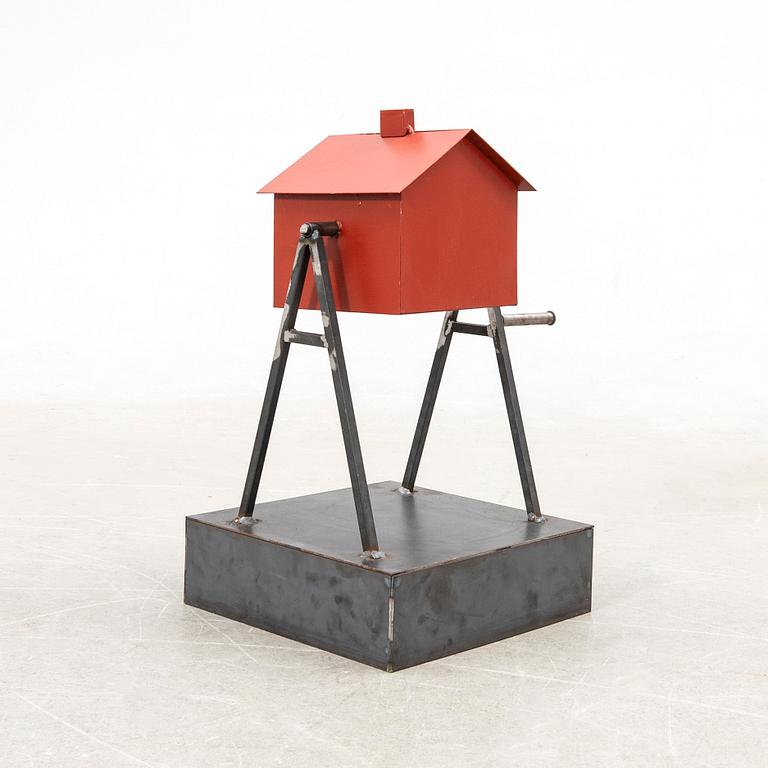 Peter Johansson, Skulptur, "Stuga", 2022.