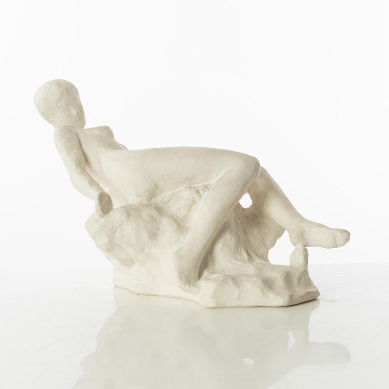 Gudmar Olovson, sculpture. Plaster. Signed. Height 23 cm, length 37 cm.