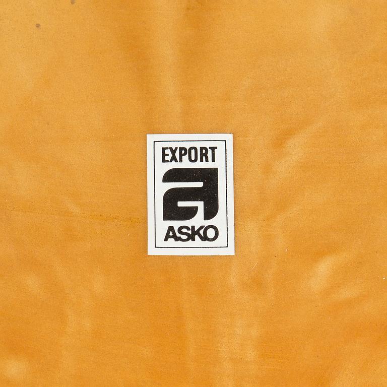 Esko Pajamies, a pair of 1970's 'Contra' easy chairs for Asko, Finland.