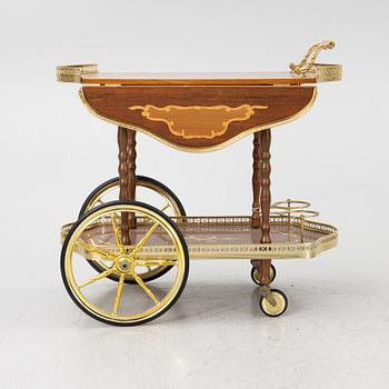 An Italian drinks trolley, second half of the 20th Century.