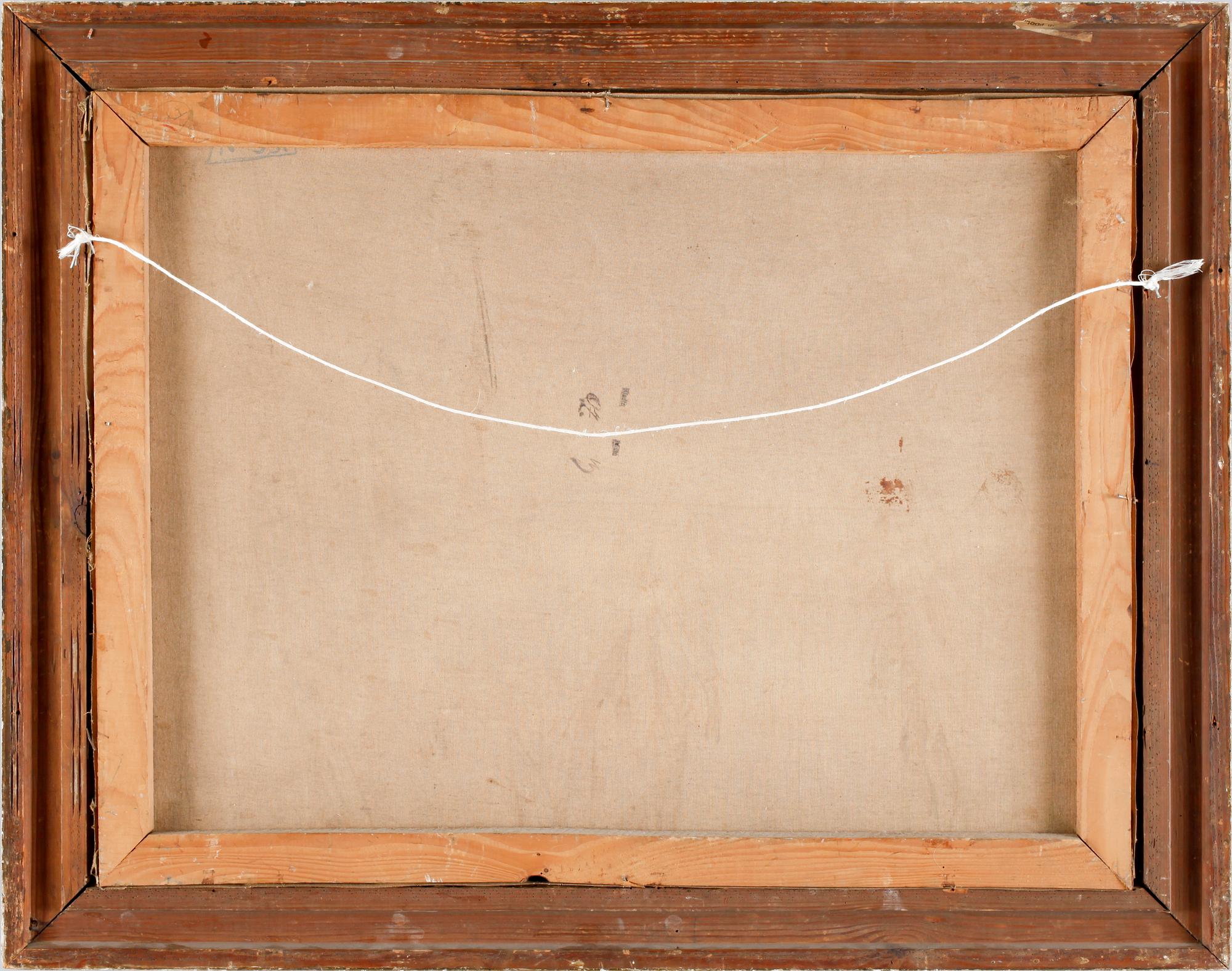 GERNA KAROLY, olja på duk. Sign. Cairo.