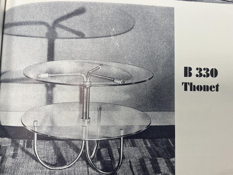 Coffee table, model B330, Thonet.