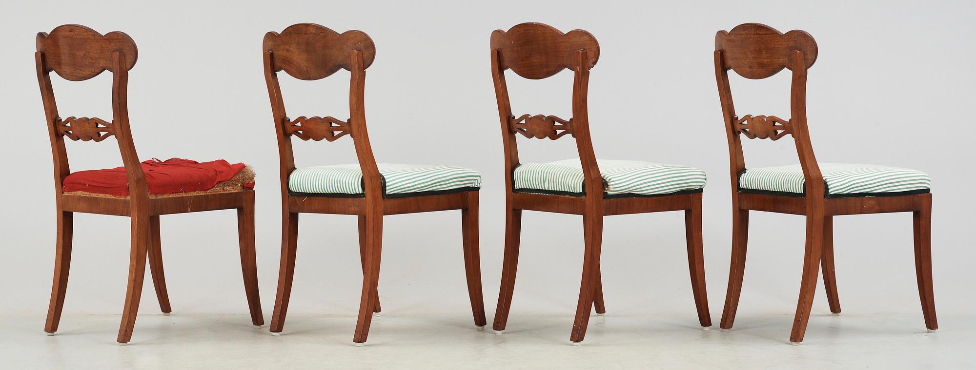 STOLAR, 4 st,  senempire, 1800-tal.