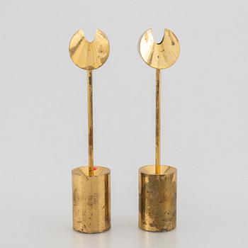 Pierre Forssell, a pair of candleholders, "Aniara", Skultuna.