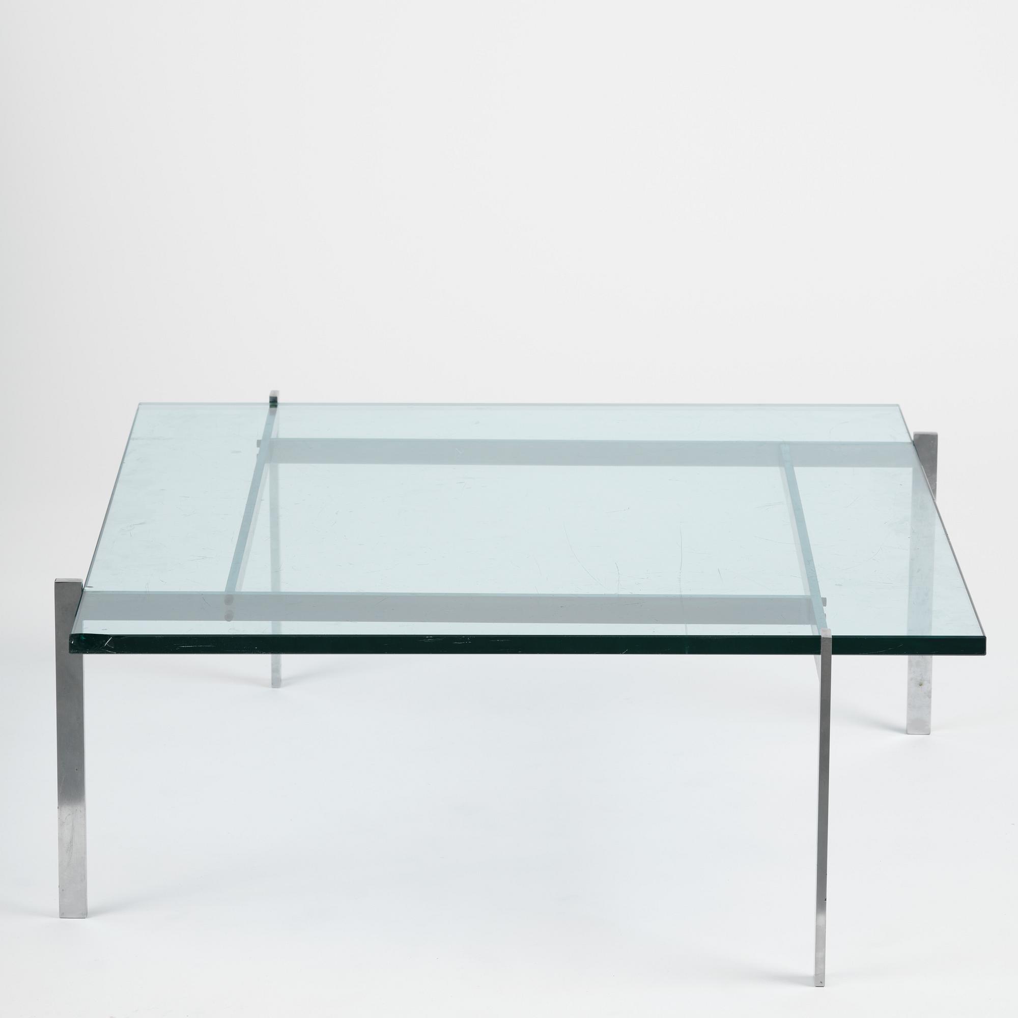 Poul Kjaerholm, soffbord, "PK-61", E Kold Christensen, Danmark 1900-talets andra hälft.