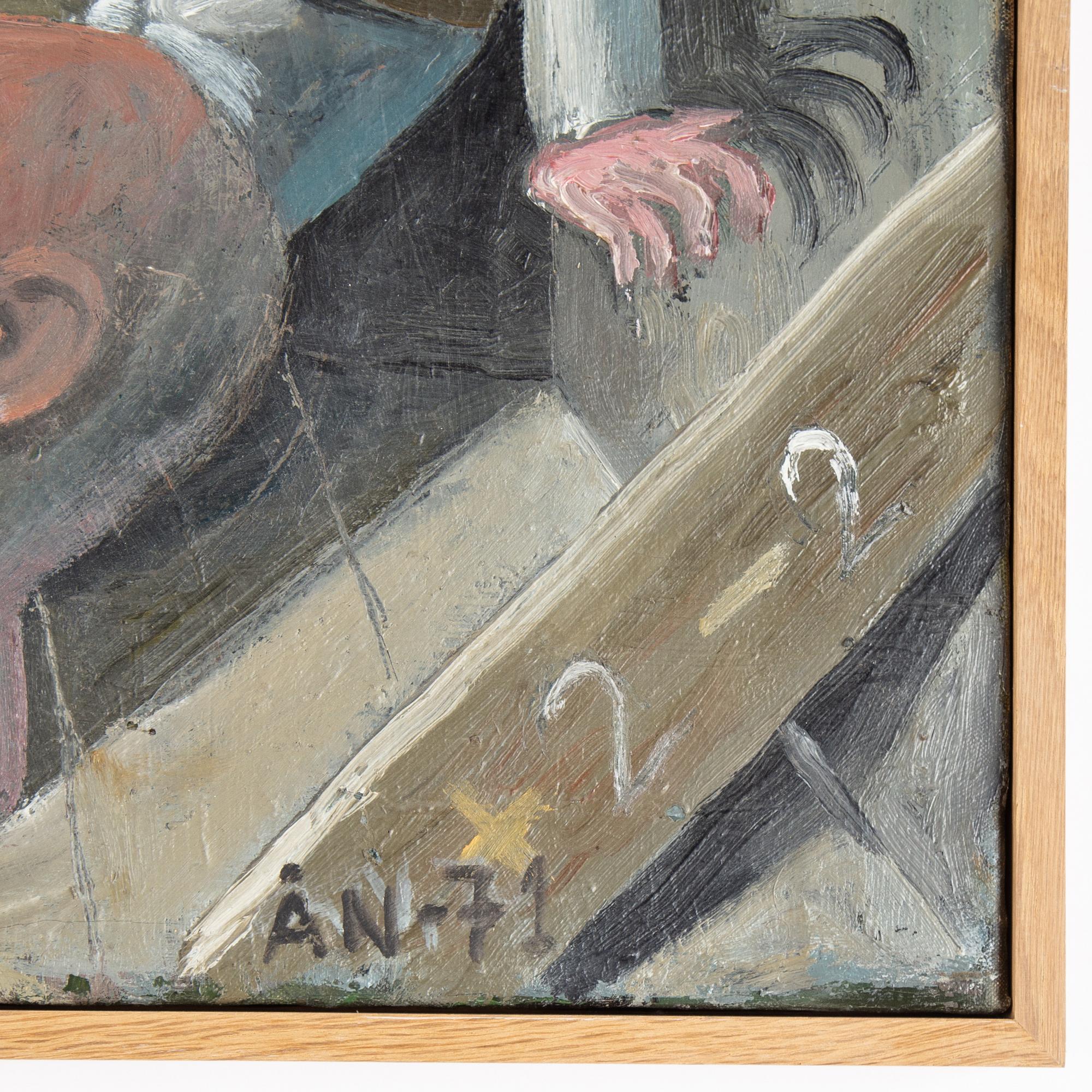 Åke Norlander, oil on canvas, signed and dated -71.