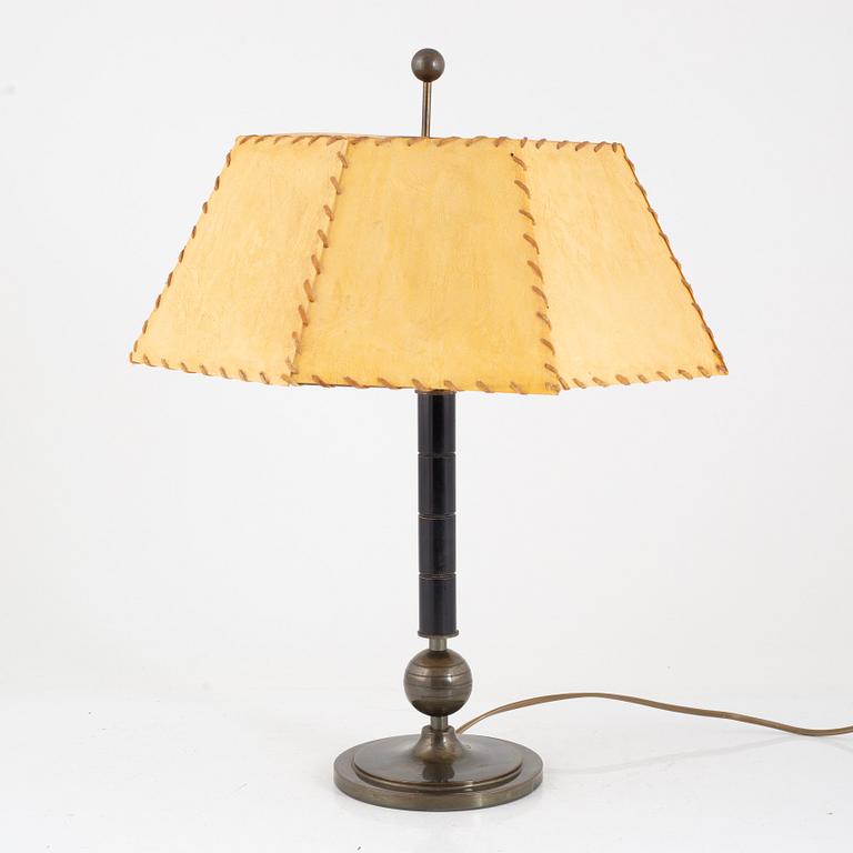 Harald Notini, bordslampa, modell "15008", Arvid Böhlmarks Lampfabrik, 1930-tal.