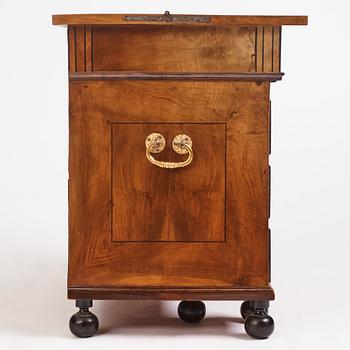 Queen Hedvig Eleonora's Ulriksdal desk, a baroque parquetry desk by royal cabinetmaker Hindrich von Hachten, 1691.