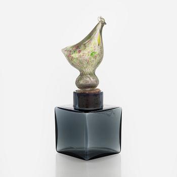 Kaj Franck, flaska, KF254, signerad K. Franck Nuutajärvi -62.