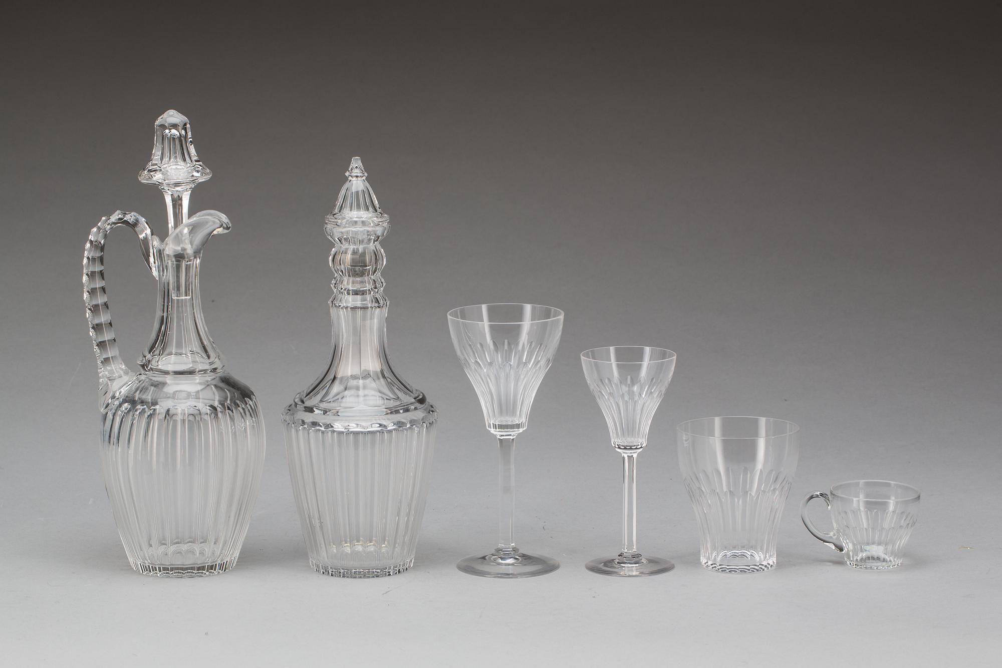 GLASSERVIS, 45 delar, 1900-tal.