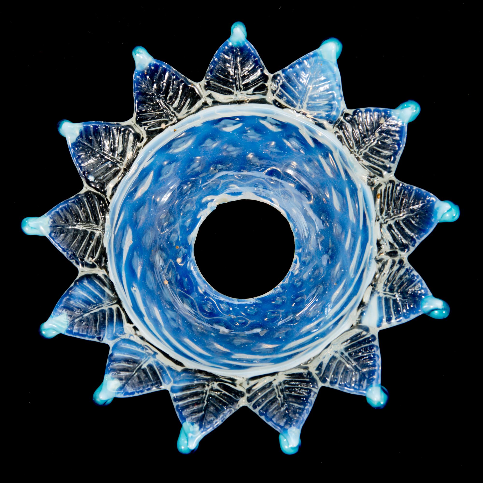 A c. 31-piece set of mid-19th Century Italian Murano chandelier glass spare parts.