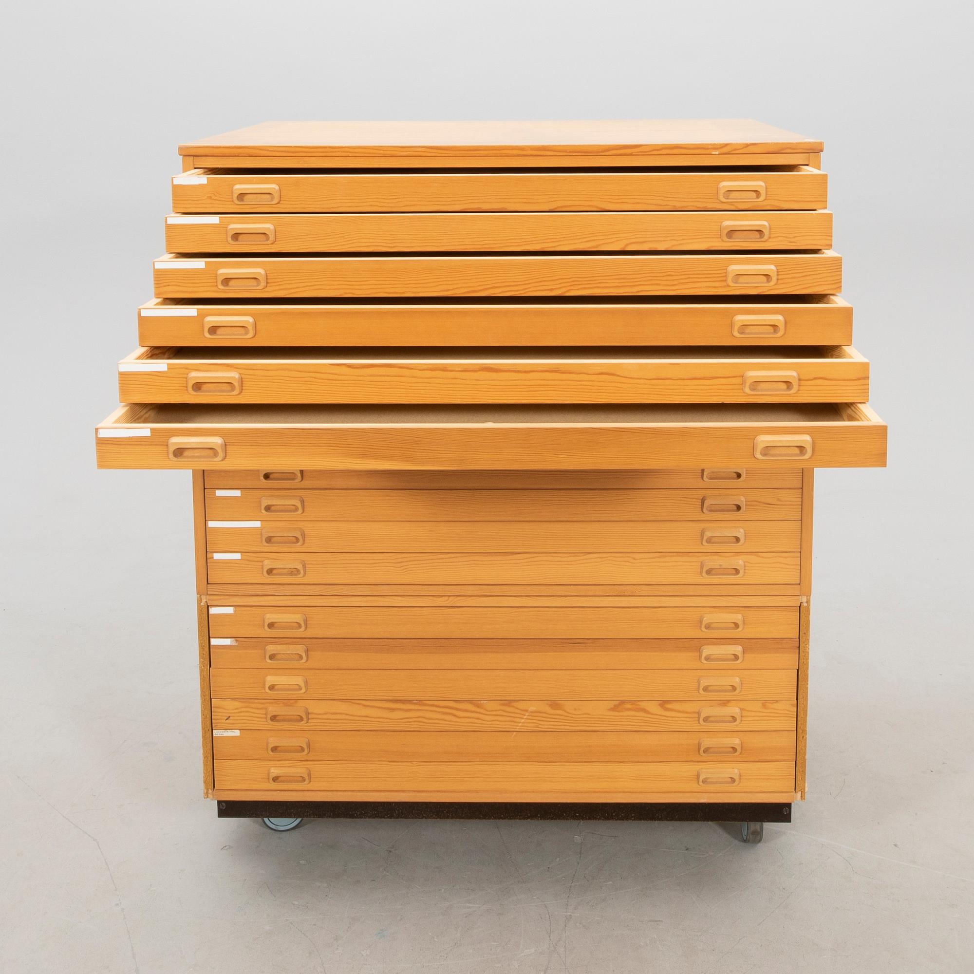 Arkivskåp 1900-talets senare del.