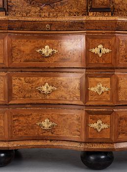 A Swedish late Baroque 18th century cupboard.