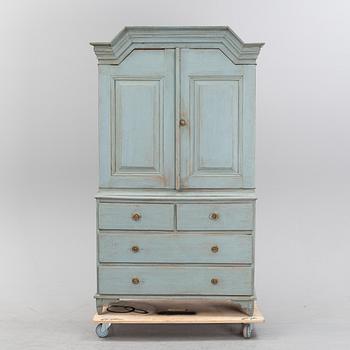 A compostite cabinet 18th and 19th Century.