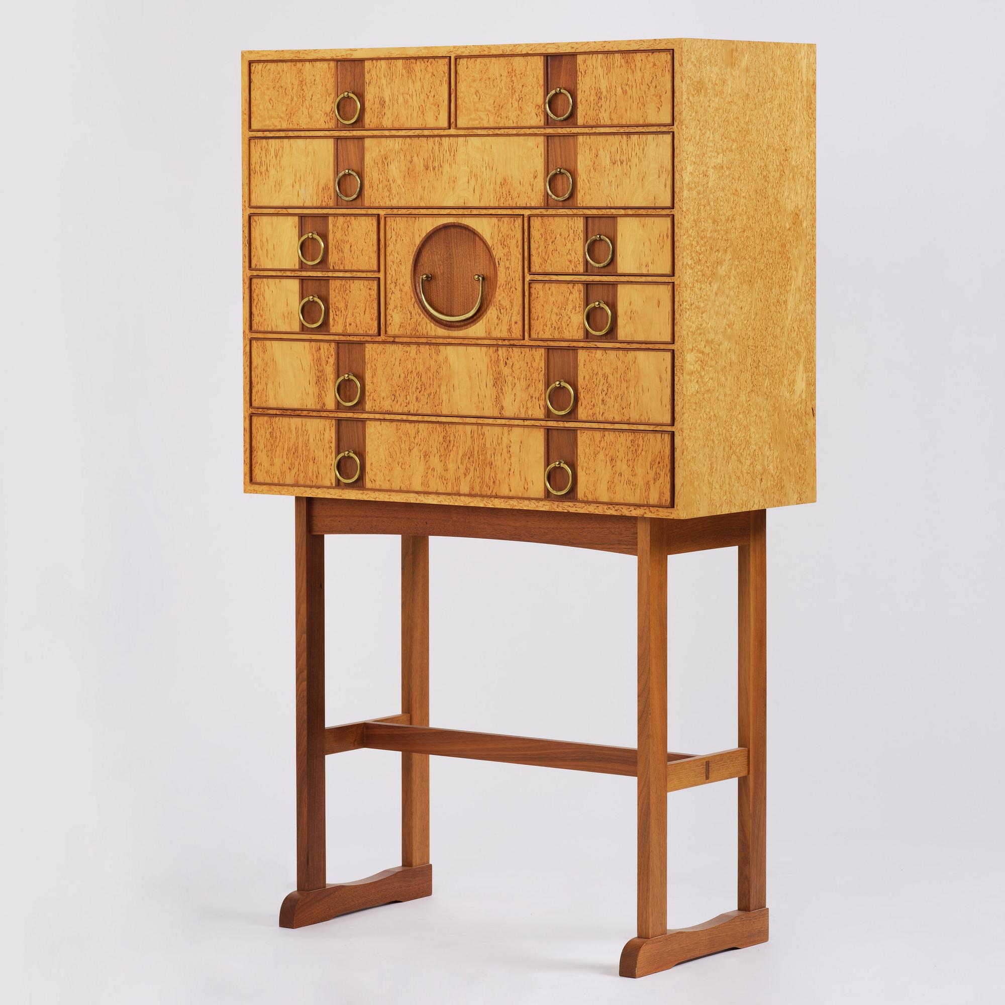 Josef Frank, a model B 2215 cabinet, Svenskt Tenn, post 1985.