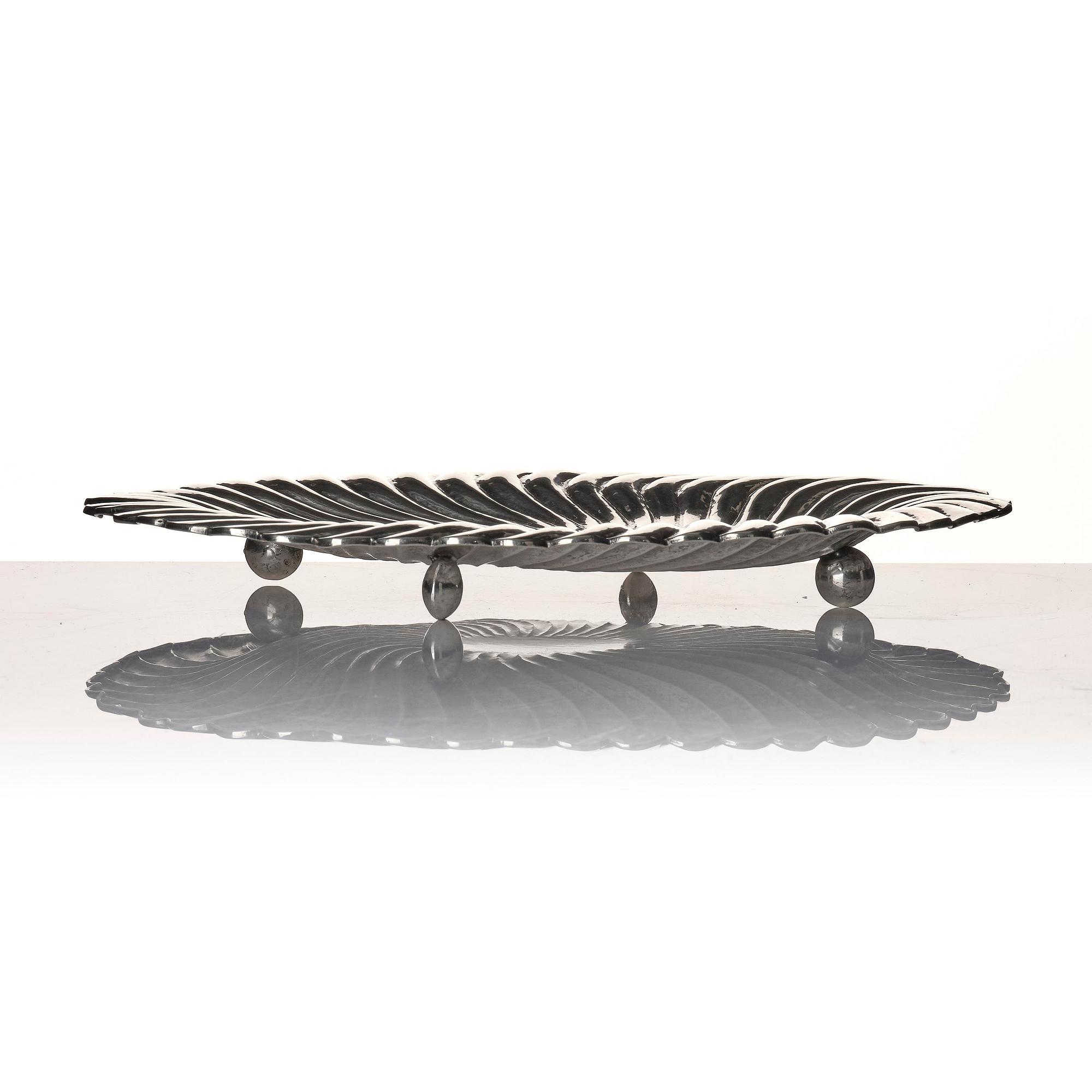 A Hungarian silver plate, unidentified maker's mark VL, possibly Budapest, Hungary 1937-1965.