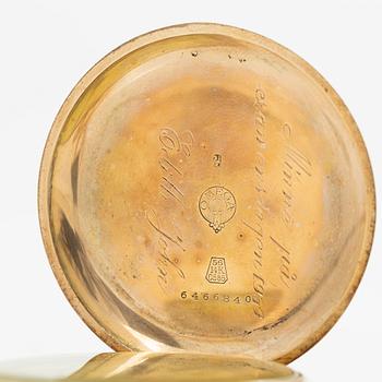 Omega, pocket watch, hunter case, 52 mm.