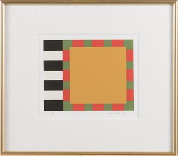 JUHANA BLOMSTEDT, serigrafi, signerad och daterad-96. Märkt 11/90.