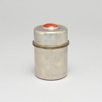 ESTRID ERICSON, a lidded pewter jar from Svenskt Tenn, Stockholm, 1964.