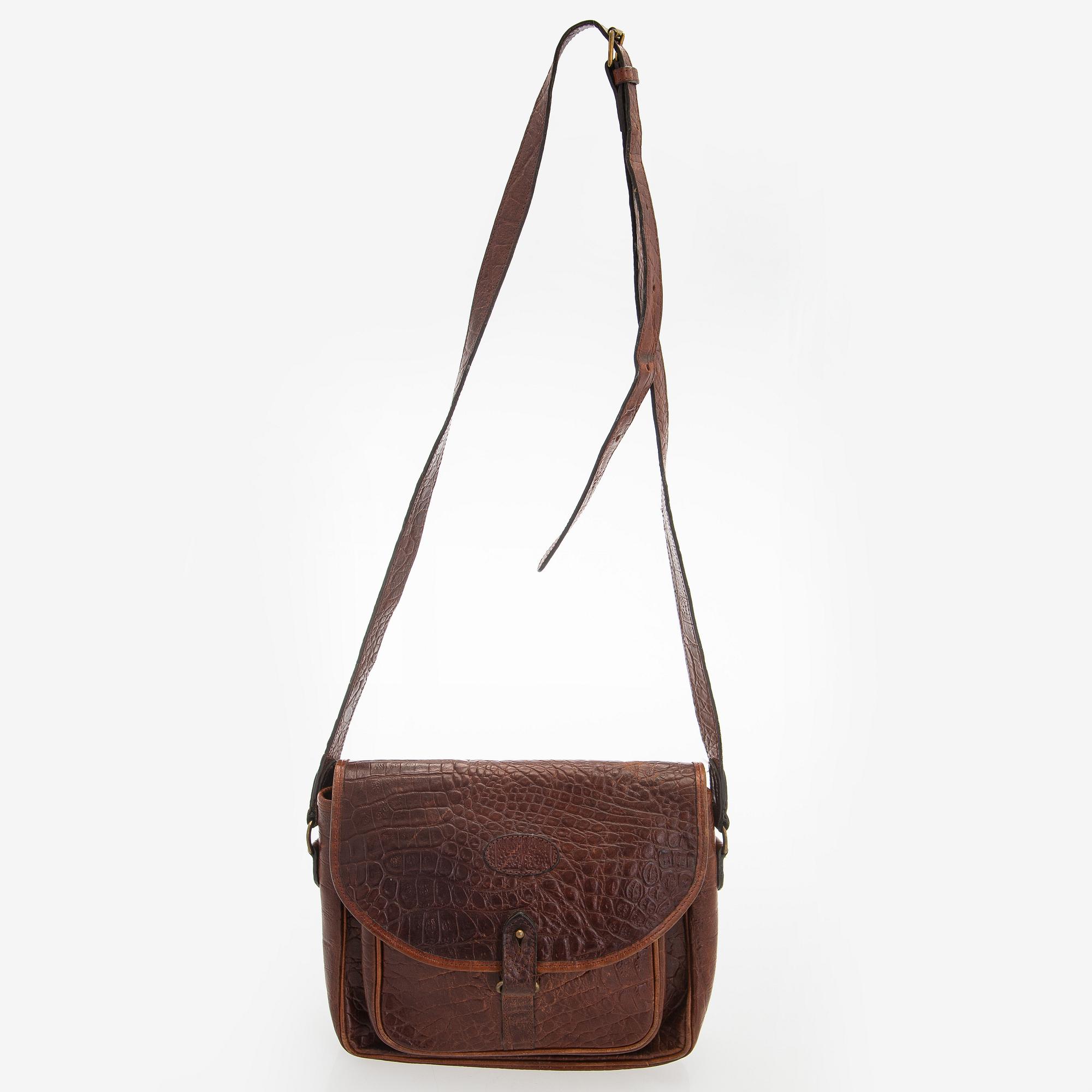 Mulberry, väska samt kalender omslag och plånbok, vintage, England.