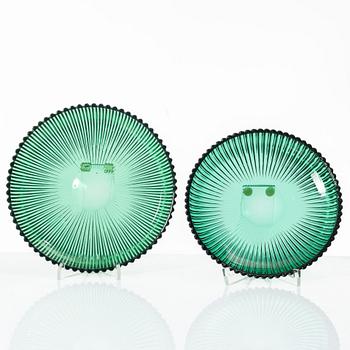 Arthur Percy, a 'Swedish Modern' glass service, "Reffla", Gullaskruf, the model designed in 1952 (110 pieces).