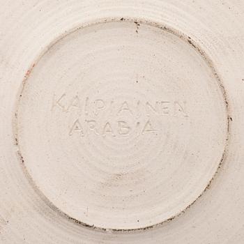 BIRGER KAIPIAINEN, a decorative bowl signed Kaipiainen Arabia.