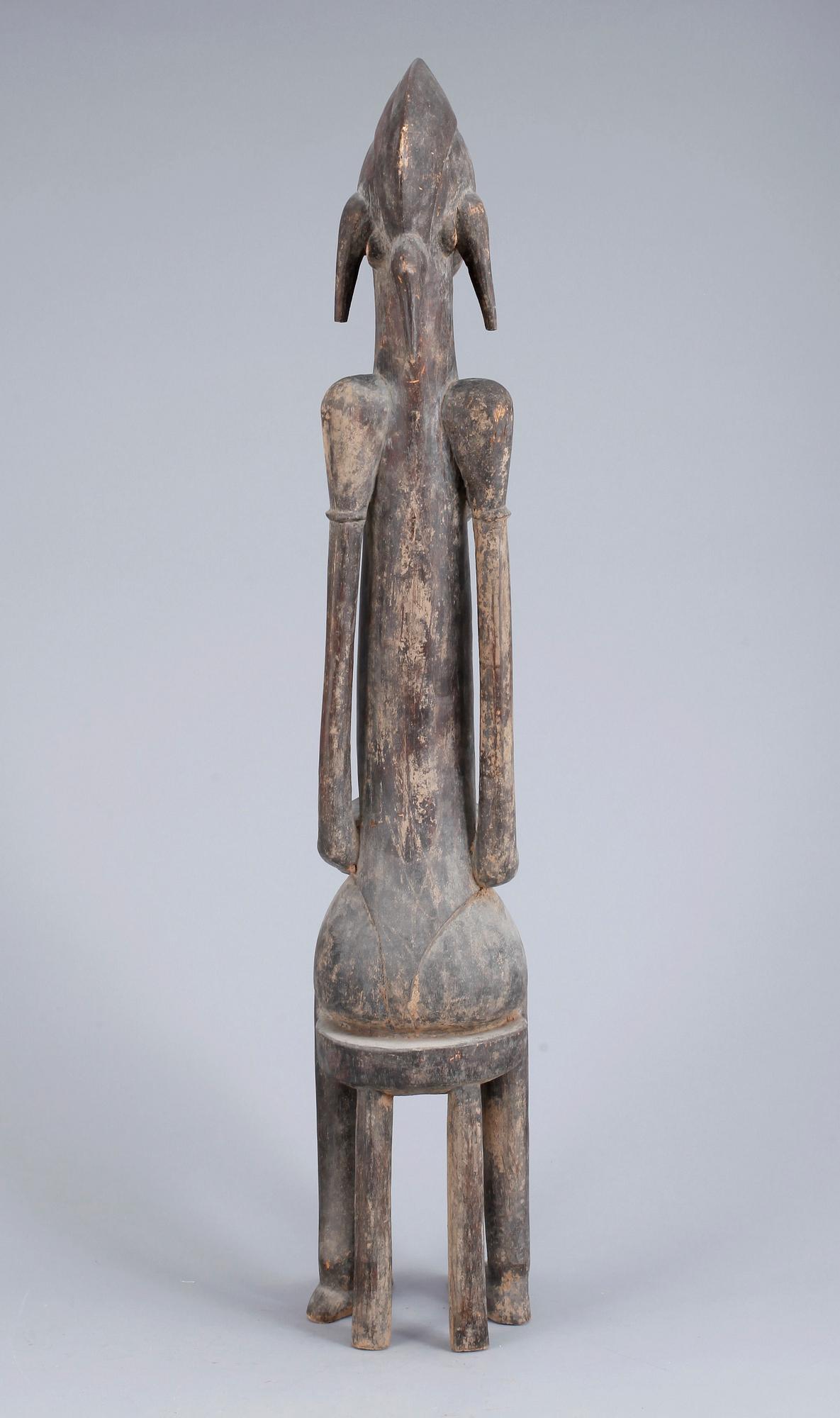 SKULPTUR, skuret trä, Afrika, omkring 1900-talets mitt.