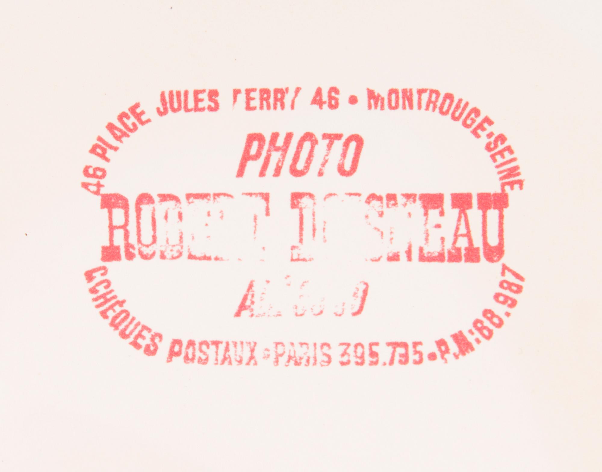 ROBERT DOISNEAU, gelatinsilverfotografi, stämplad a tergo.