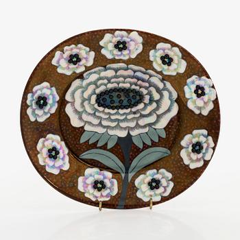 Birger Kaipiainen, fat, "Fiori", keramik, märkt Birger Kaipiainen, Arabia art made in Finland 1983, 1908/2000.