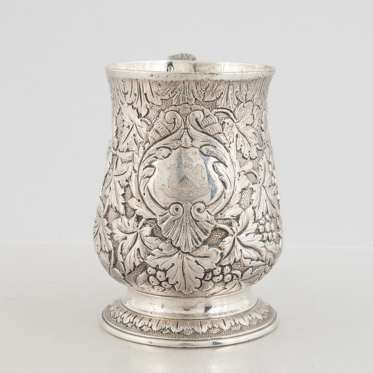 Charles Wright, a silver tankard, London, England 1776.