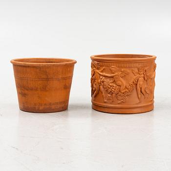 Ytterfoder, 2 st, Bitossi, Italien, 1900-talets andra hälft.