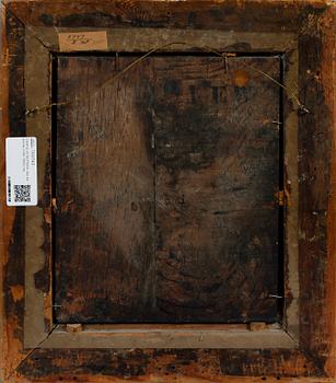 OKÄND KONSTNÄR, olja på pannå, omkring år 1800.