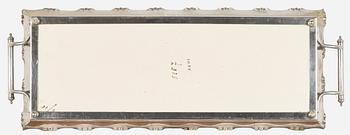 Carl Sigmund Luber, an Art Nouveau tray, Johann Von Schwarz, early 20th century.
