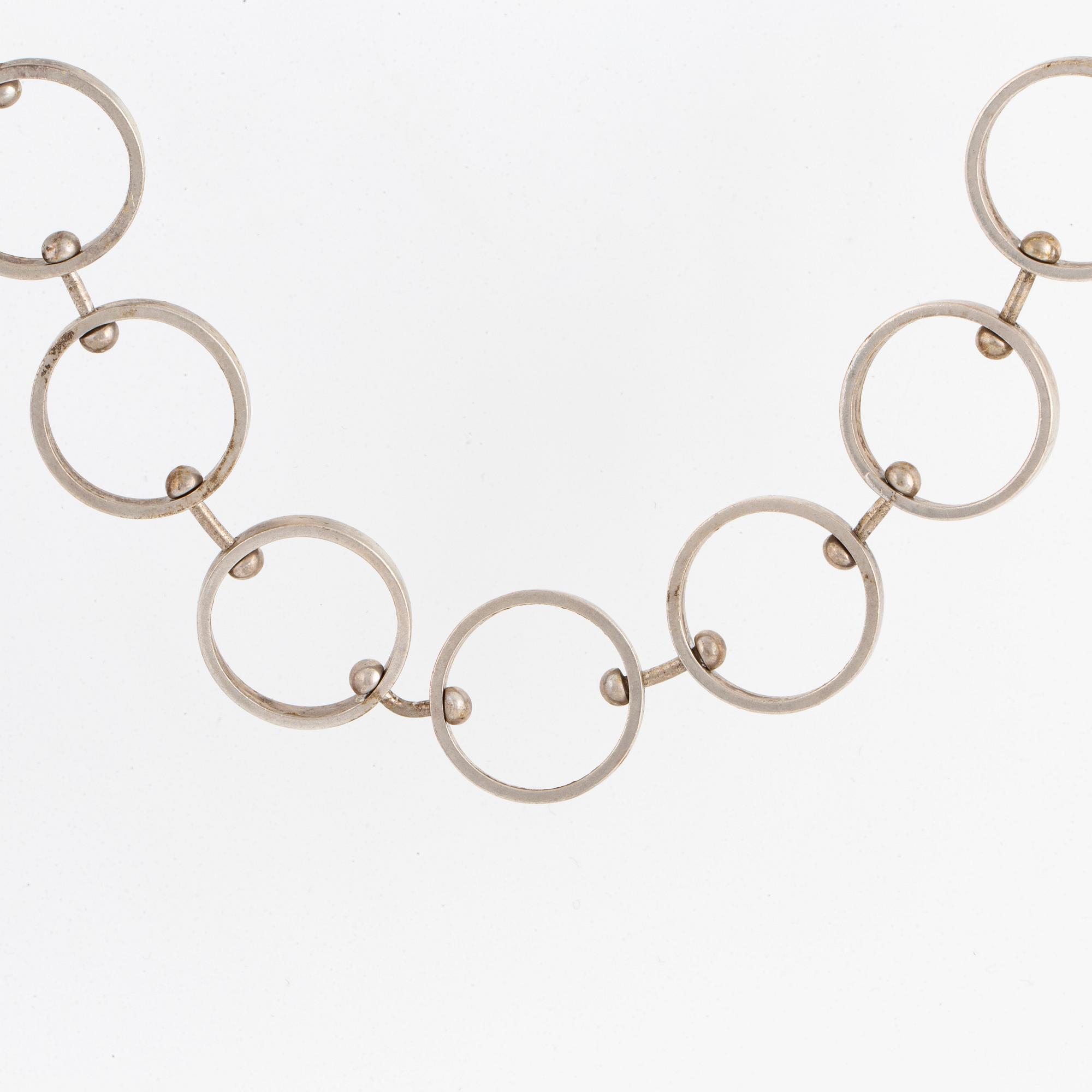 KARL-INGEMAR JOHANSSON, Göteborg, 1961, collier, silver.