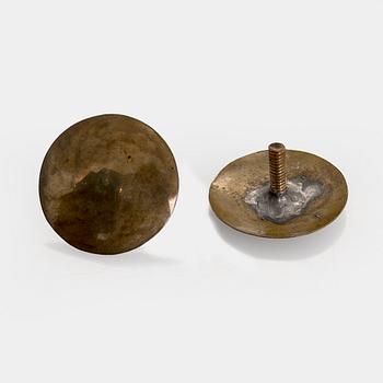 Paavo Tynell, Two 1940s table lamps for Taito and Kauklahden Lasitehdas.